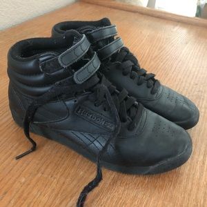 Black Reebok Women’s Freestyle Hi